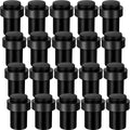 Chumia 20 Pcs Door Stopper Mounted Floor Stops Stainless Steel Cylindrical Stopper Modern