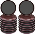 Ezprotekt 3 1/2 inch Furniture Moving Sliders for Carpet, 16 Pcs Round Reusable Furniture Movers