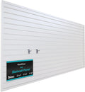 NeatiEase Slatwall Panel Wall Storage Systems, 4 x 8ft Slat Wall Paneling Garage Wall Organizer