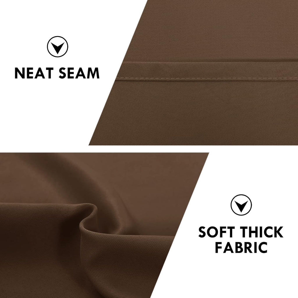 DWCN Blackout Curtains Thermal Insulated Energy Saving Bedroom and Kitchen Curtains Window