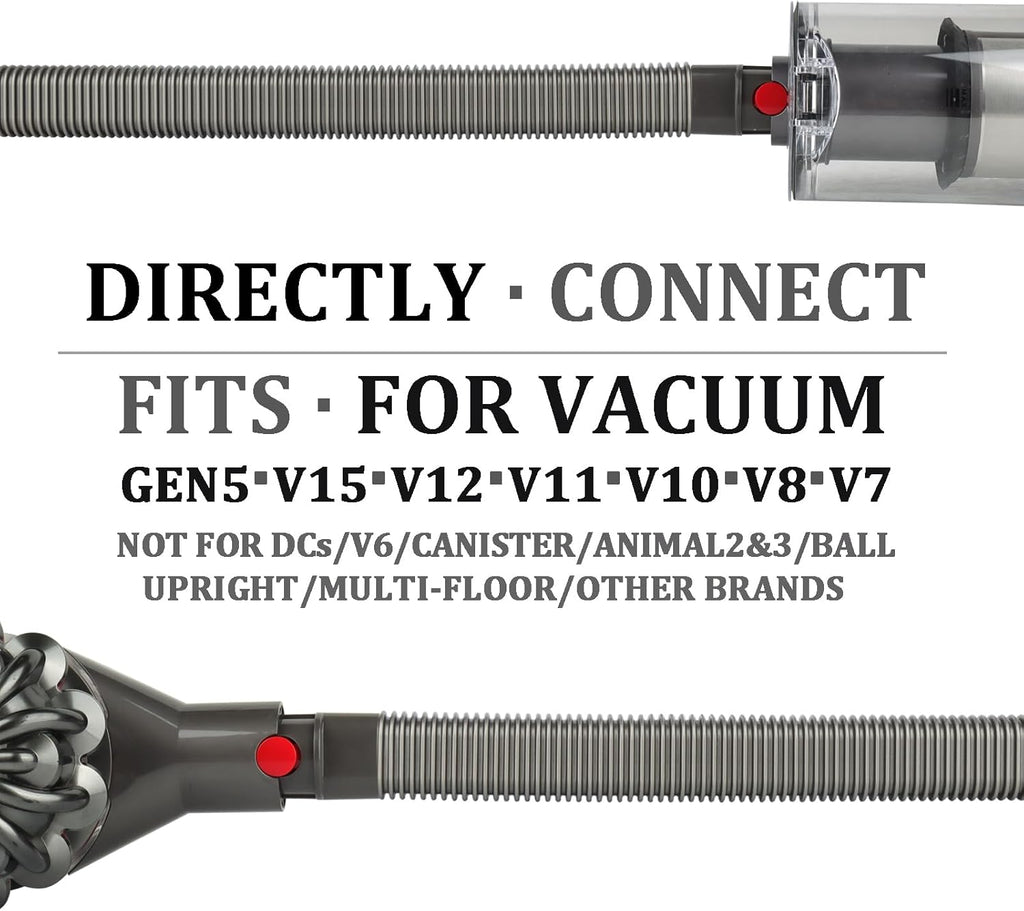 Dryer Vent Cleaner Hose Vacuum Attachments for Dyson Gen5 V15 V12 V11 V10 V8 V7 Detect Absolute