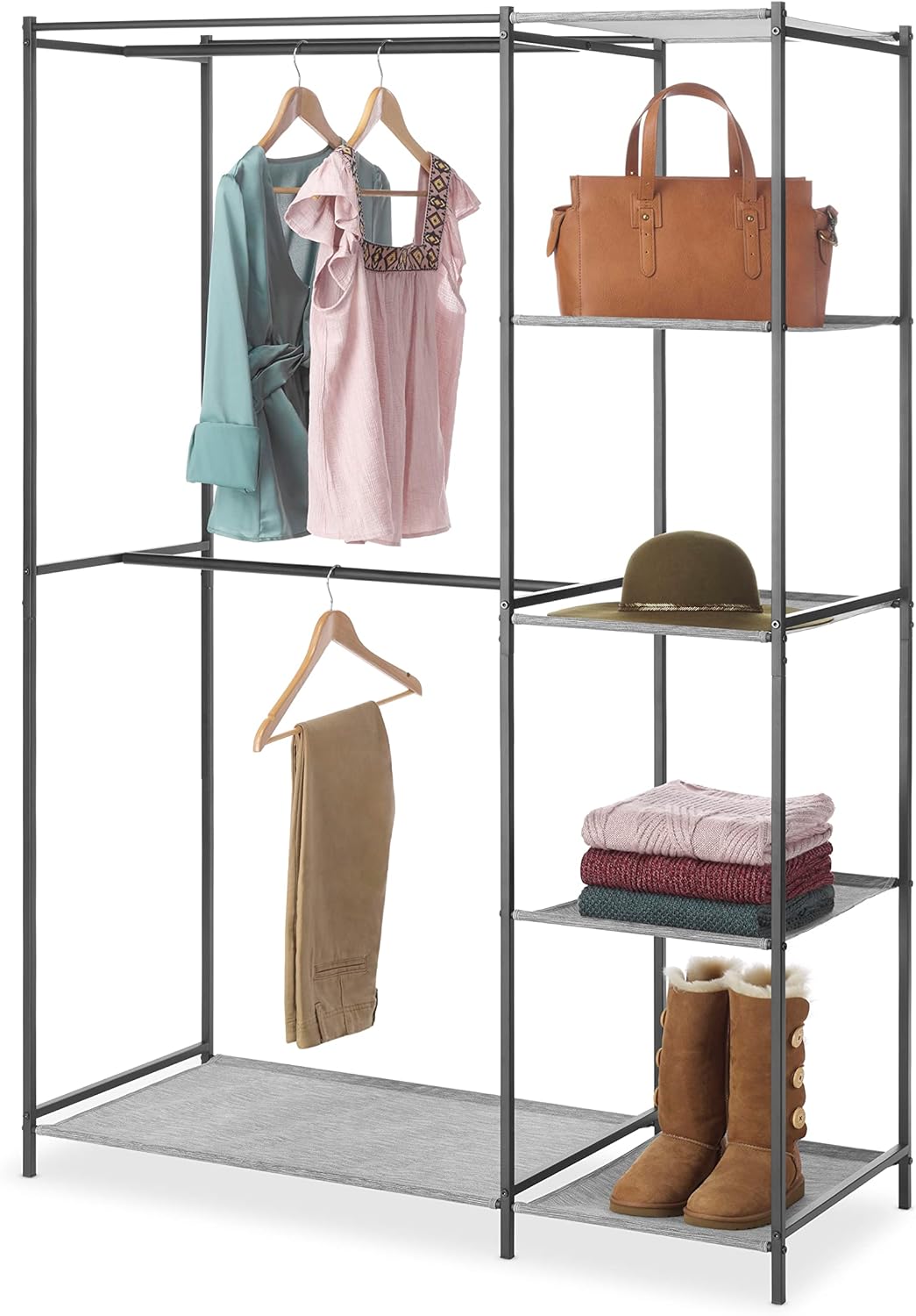 Whitmor Modern Industrial Wardrobe