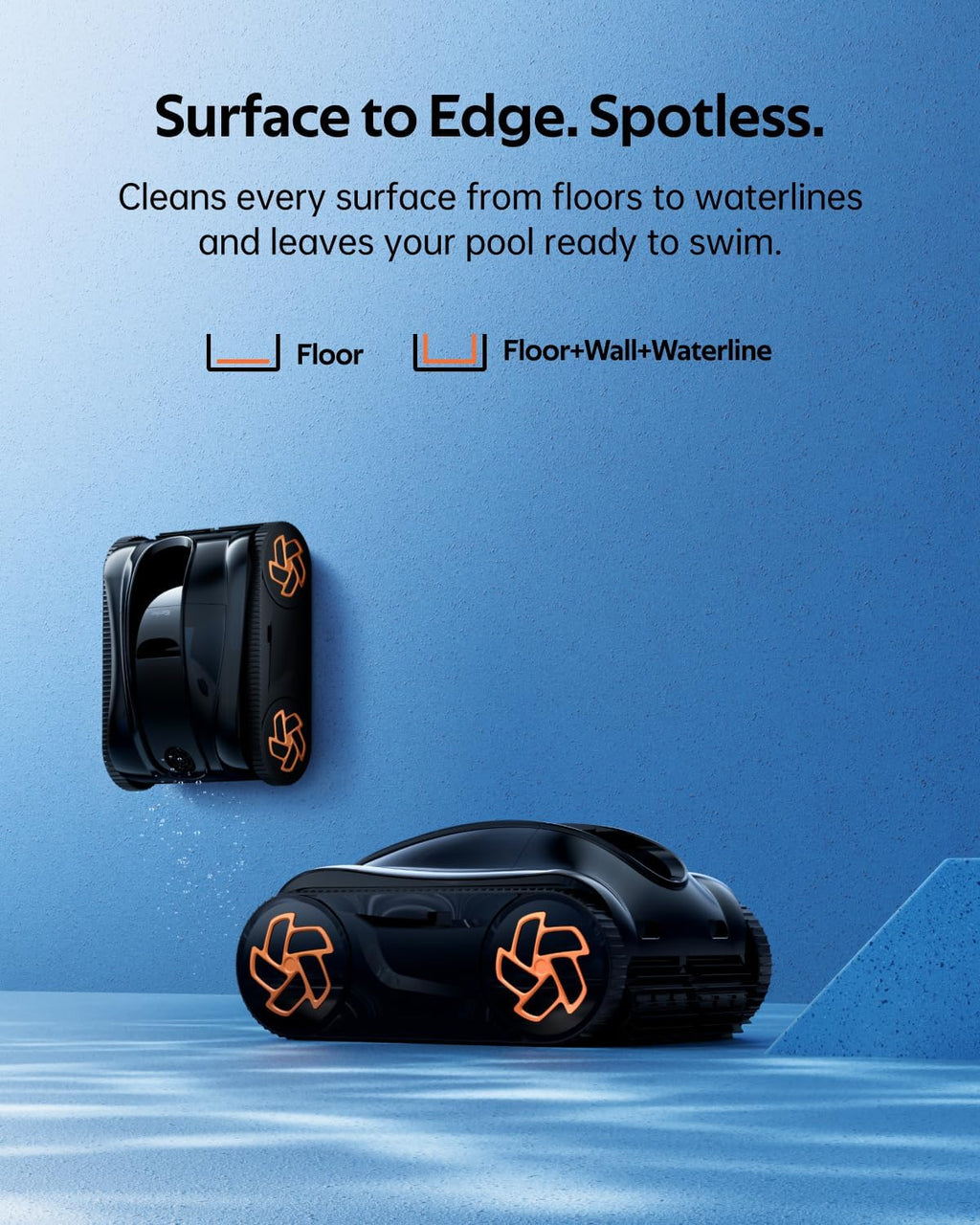 (2025 Upgrade) iGarden Pool Cleaner K80, 8H Runtime, Robotic Cordless Pool Vacuum, Smart