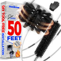 Holikme 50 Feet Dryer Vent Cleaner Kit Lint Remover Flexible Dryer Vent Cleaning Brush Extends Up