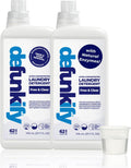 Laundry Detergent 62 Load/37.7 FlOz (2-Pack). 'Free & Clear' Liquid Laundry Detergent- Sensitive