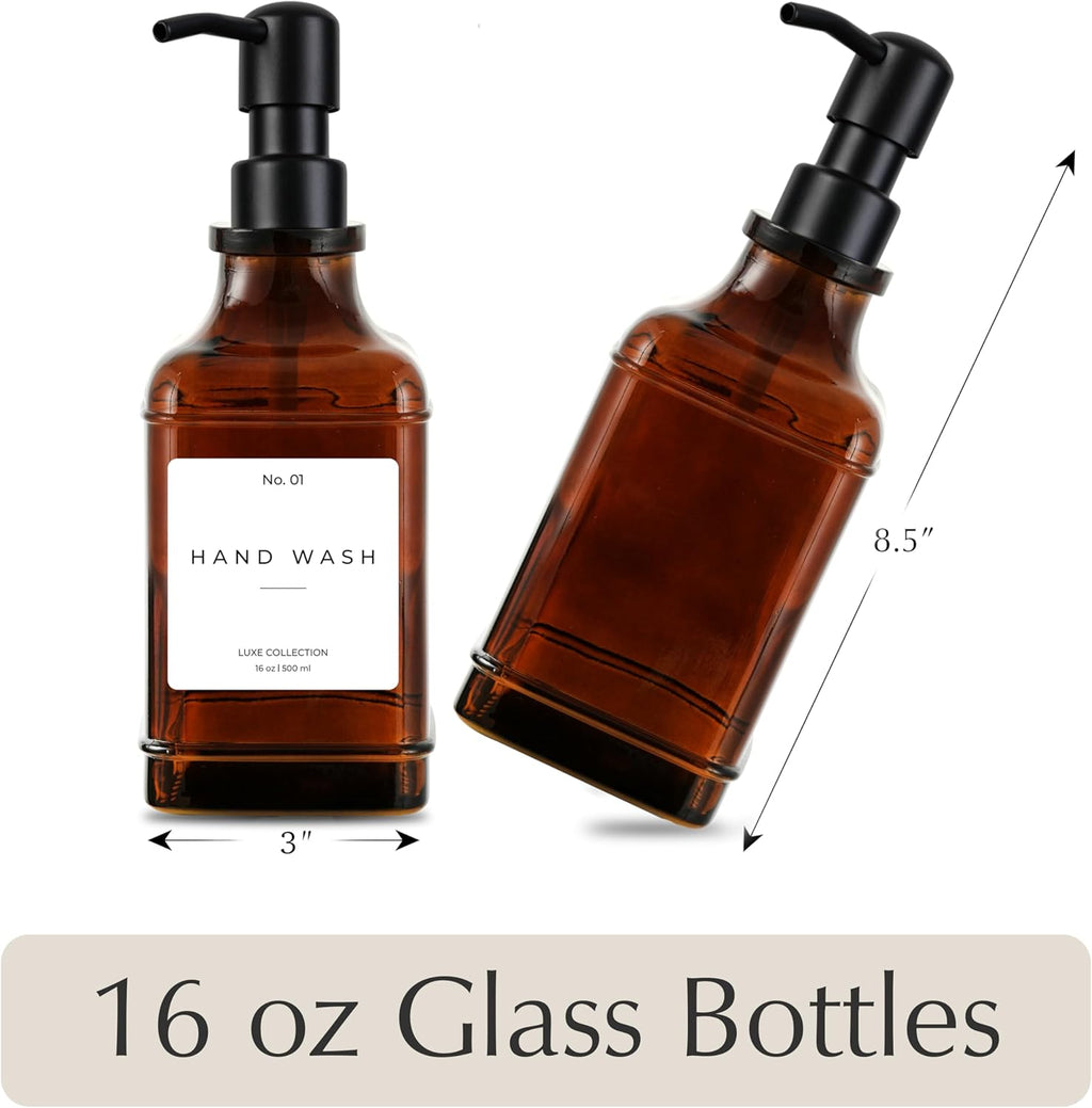 Emerson Essentials Soap Dispenser, Dish Soap Dispenser, Soap Dispenser Bathroom Set, Hand Soap