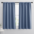RYB HOME Blackout Closet Curtains - Thermal Insulated Noise Reducing Energy Efficiency Small Window
