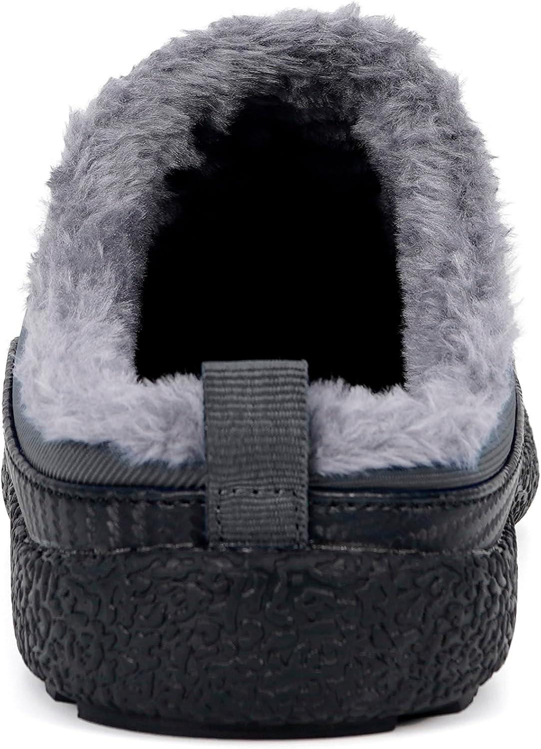 Womens Mens House Slippers Slip on Snow Winter Warm Fully Fur Lined Slippers Indoor Outdoor Shoes