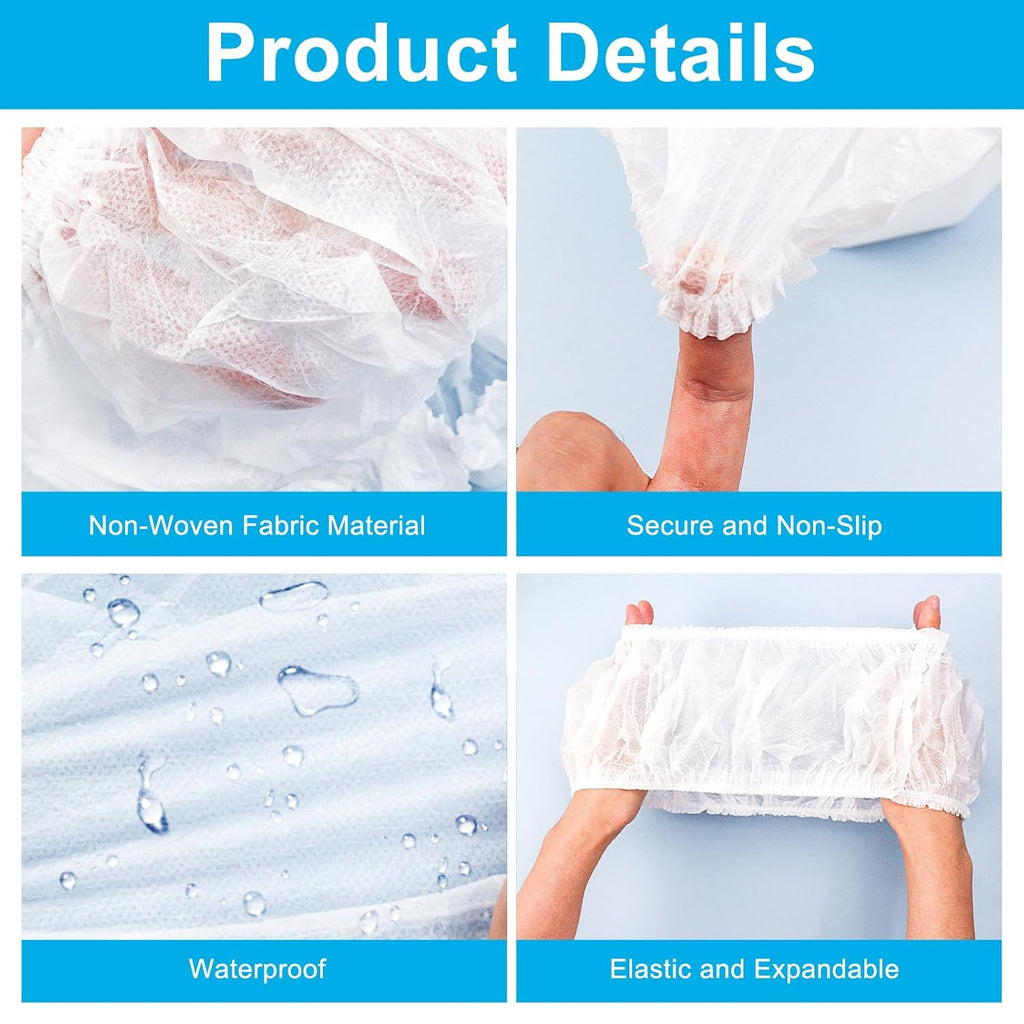50 Pack Disposable Toilet Seat Cover Waterproof Non-Woven Fabric, Disposable Toilet Seat Covers for