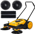 41" Industrial Walk-Behind Hand Push Floor Sweeper | Commercial 55L Large Capacity | 45000
