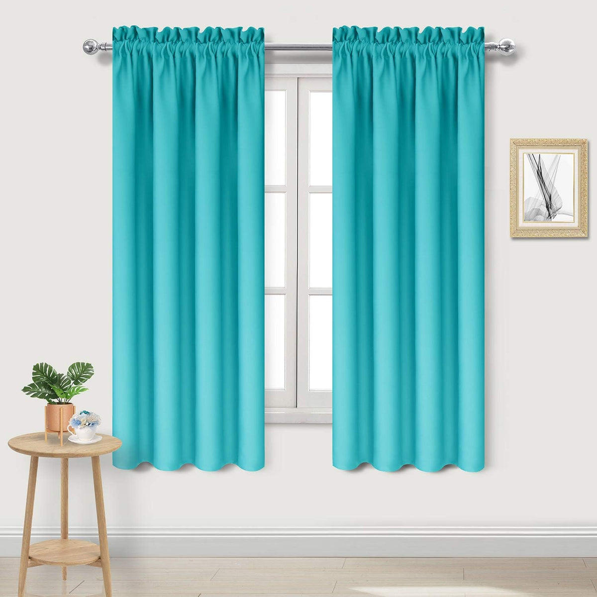 DWCN Blackout Curtains – Thermal Insulated, Energy Saving & Noise Reducing Bedroom and Living Room
