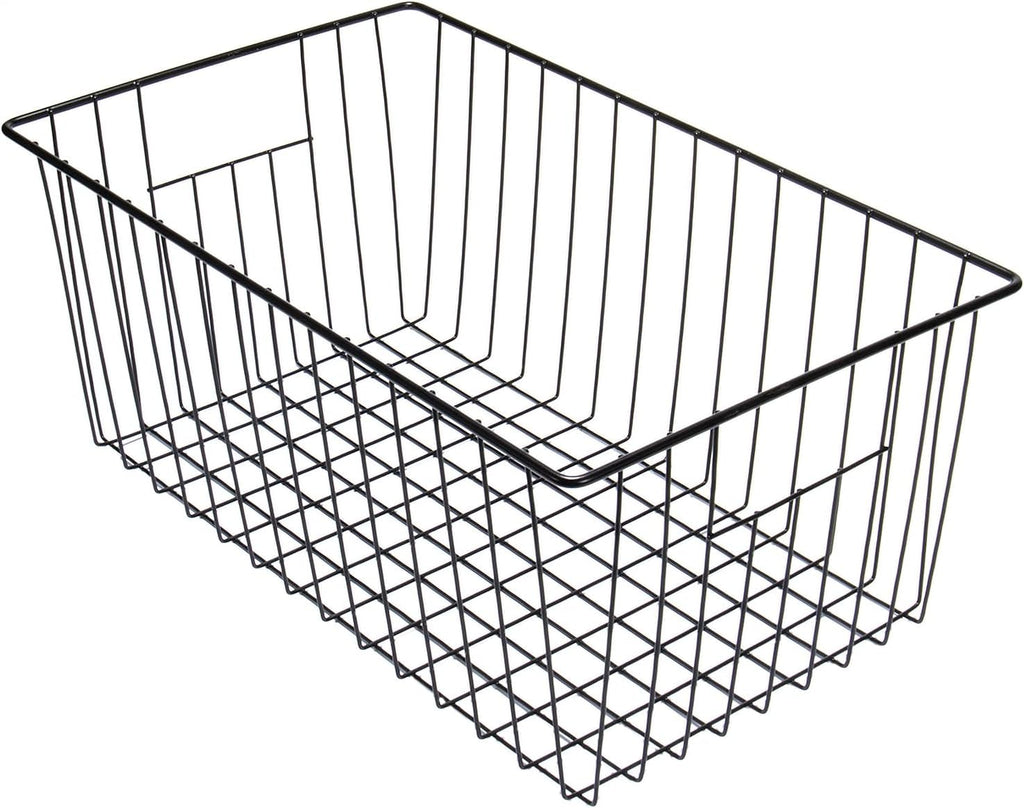 16" L x 12" W Wider Freezer Storage Organizer Baskets Container, Deep Metal Wire Chest Upright