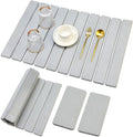 Large Stone Dish Drying Mat for Kitchen Sink Countertop Dish Drainer Diatomaceous Earth Mat