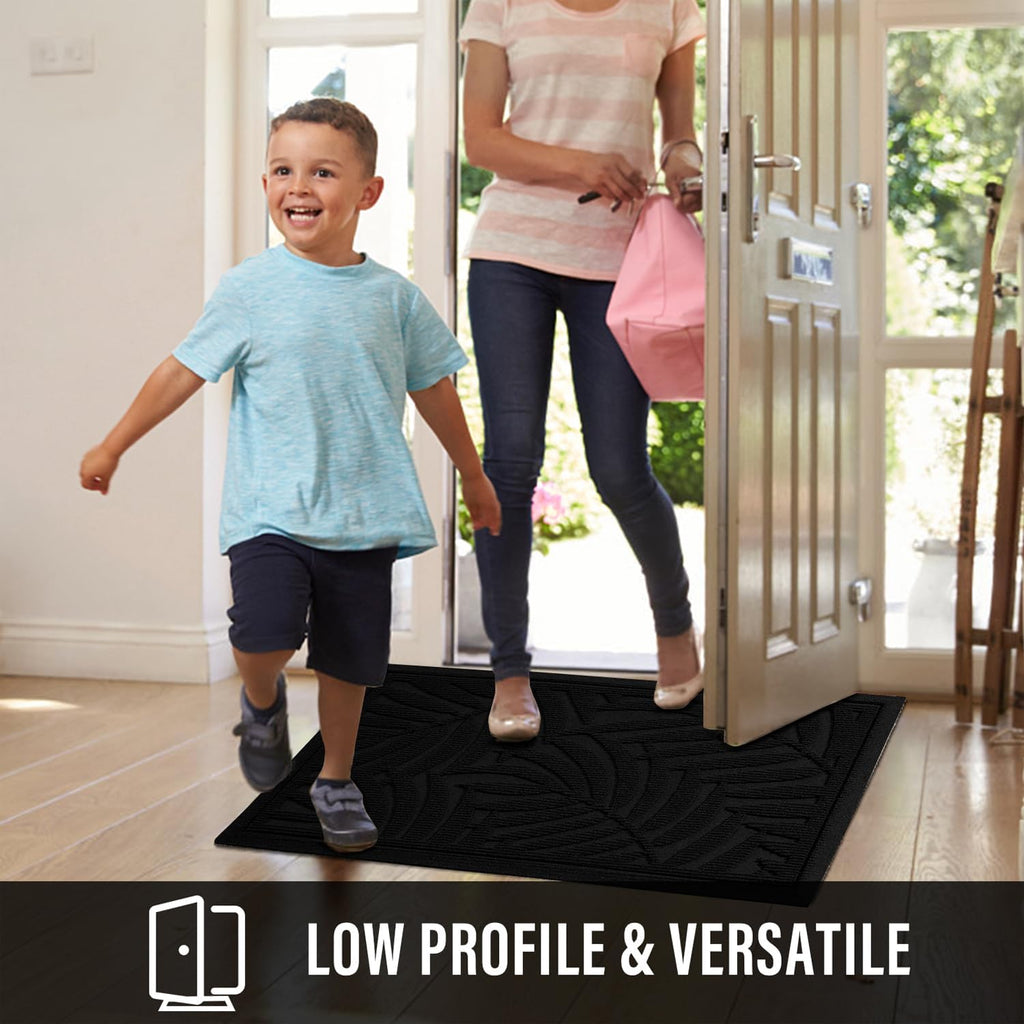 Front Door Mat, Absorbent Resist Dirt Welcome Door Mat Indoor Outdoor, Waterproof Doormat, Sturdy