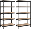 SONGMICS 5-Tier Storage Shelves, Load 2310 lb, Set of 2 Garage Storage, Boltless Assembly