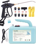 FoundGo 1700W Tankless Handheld Steam Cleaner with 7 Brushes 20s Heating to 239℉ Pressurized