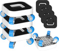 New Upgrade Furniture Movers with Wheels, Furniture Sliders with 360° Rotatable 1.25in Wheels