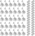 Tuanse 30 Pcs Cabinet Locks Invisible Safety Drawer Latches with Screws Self Adhesive Cabinet