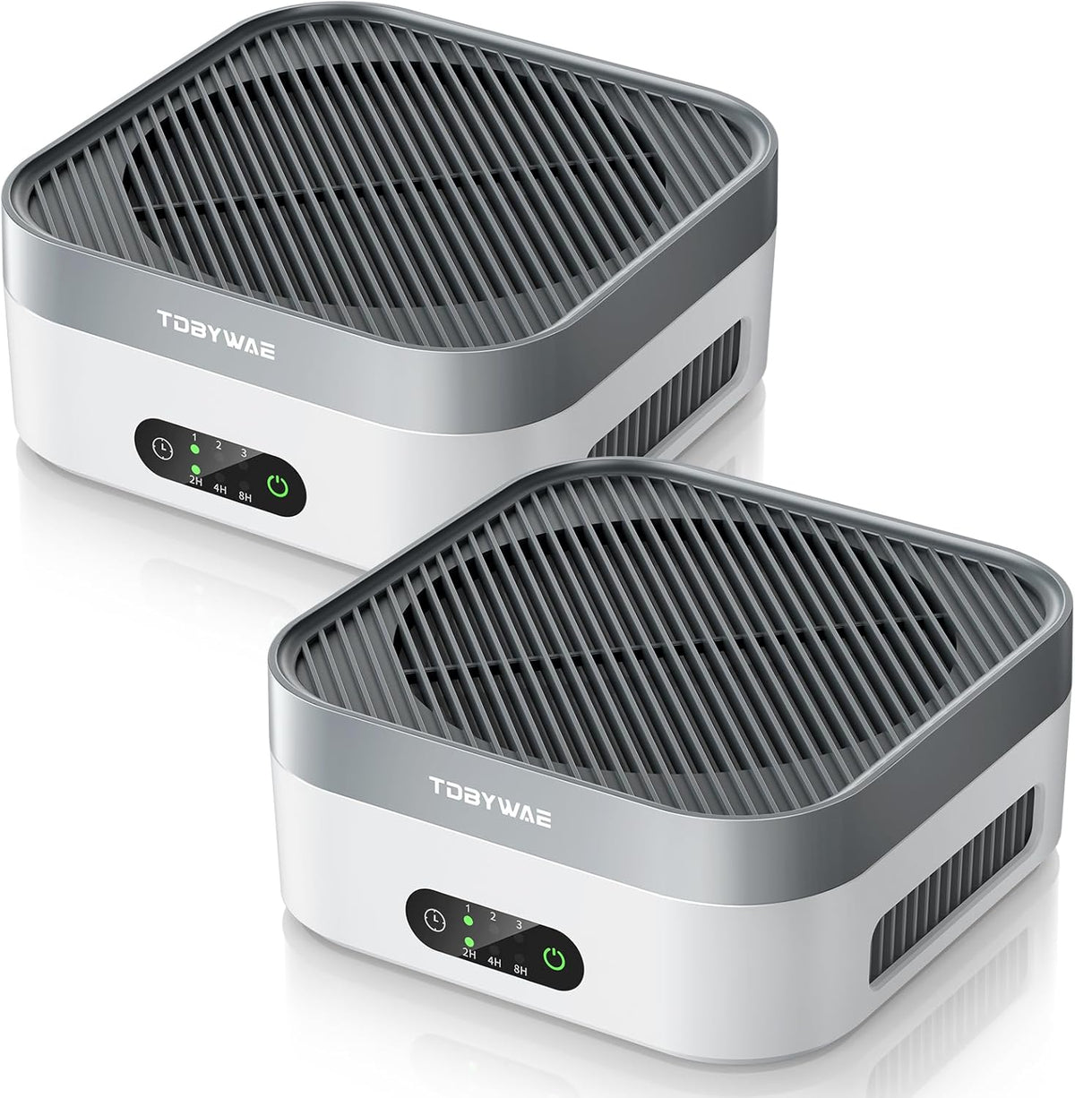Air Purifier 2 Pack for Bedroom Up to 1200 ft², H13 True HEPA Air Purifier for Pets Dust Dander