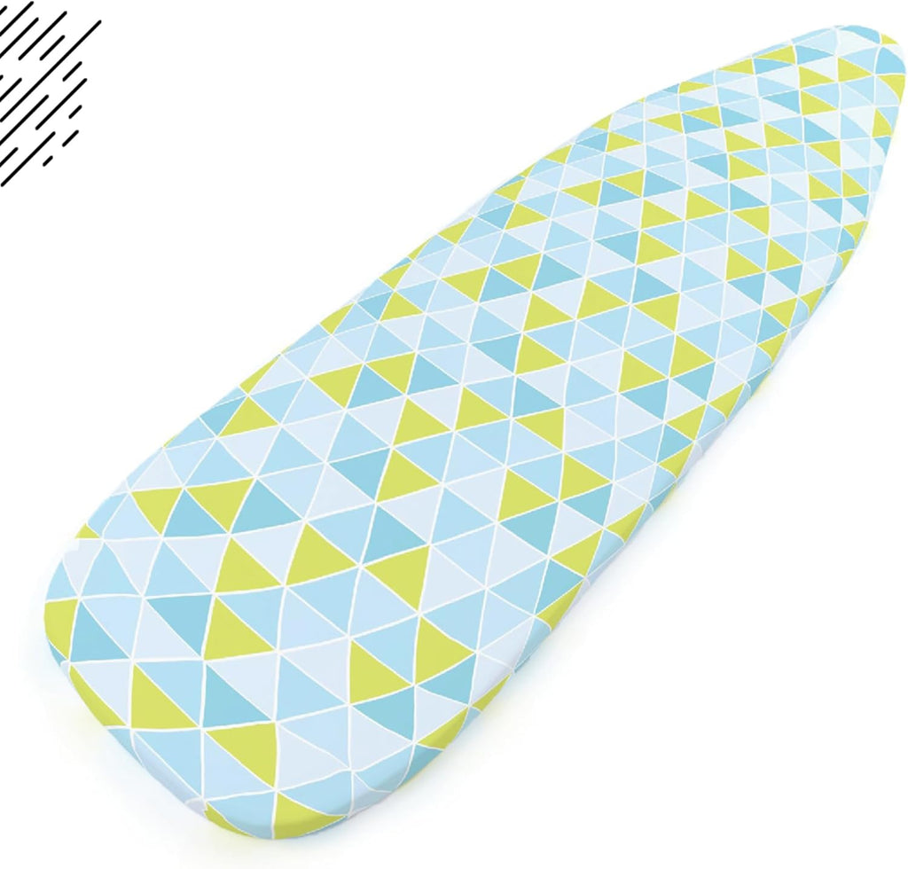 Encasa XO Ironing Board Cover and Pad - Thick 4mm Felt, Heat & Scorch-Resistant, Fits Medium Boards