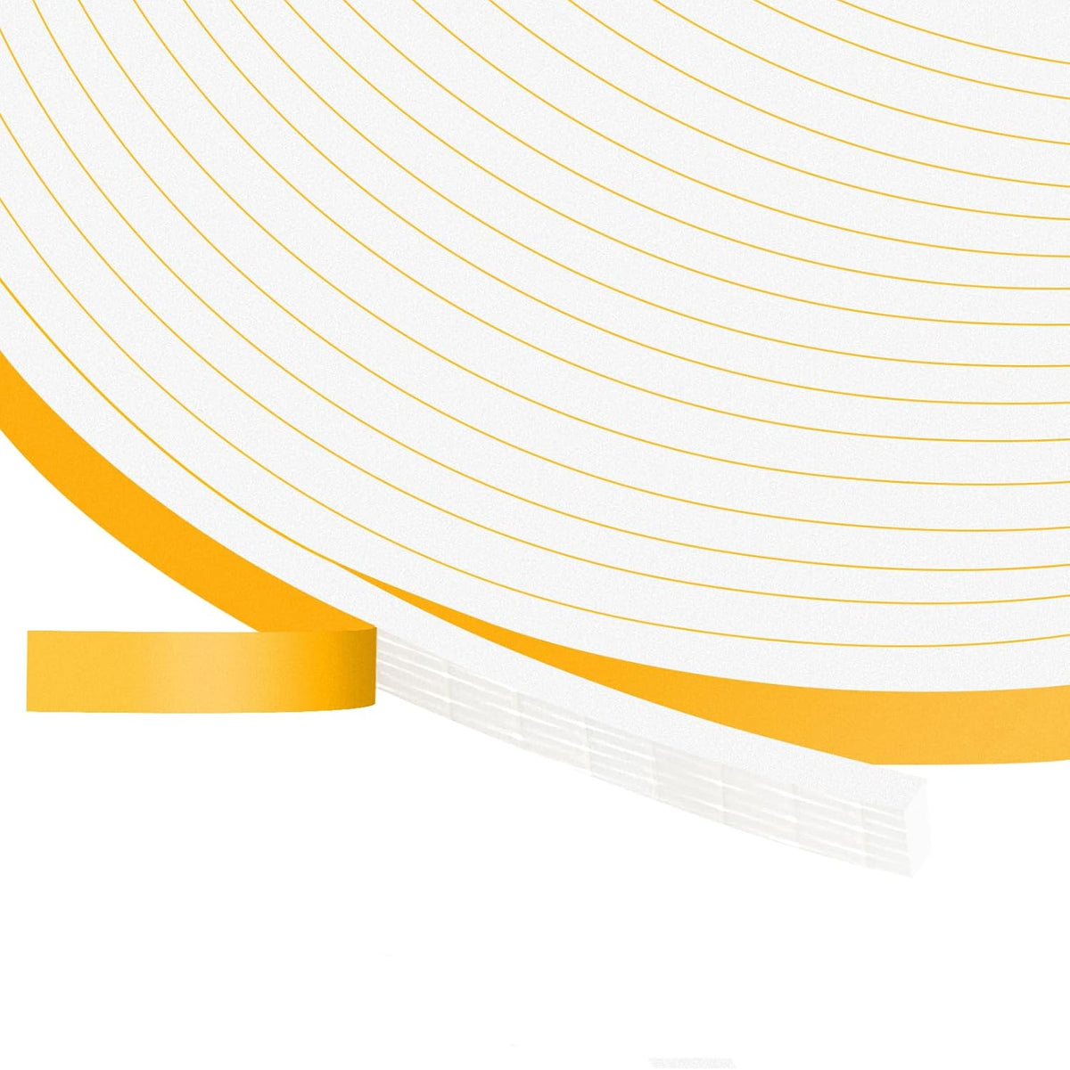 Upgraded Strong Adhesive Foam Tape, Soundproof Door Insulation Weather Strip, Weatherproof Door