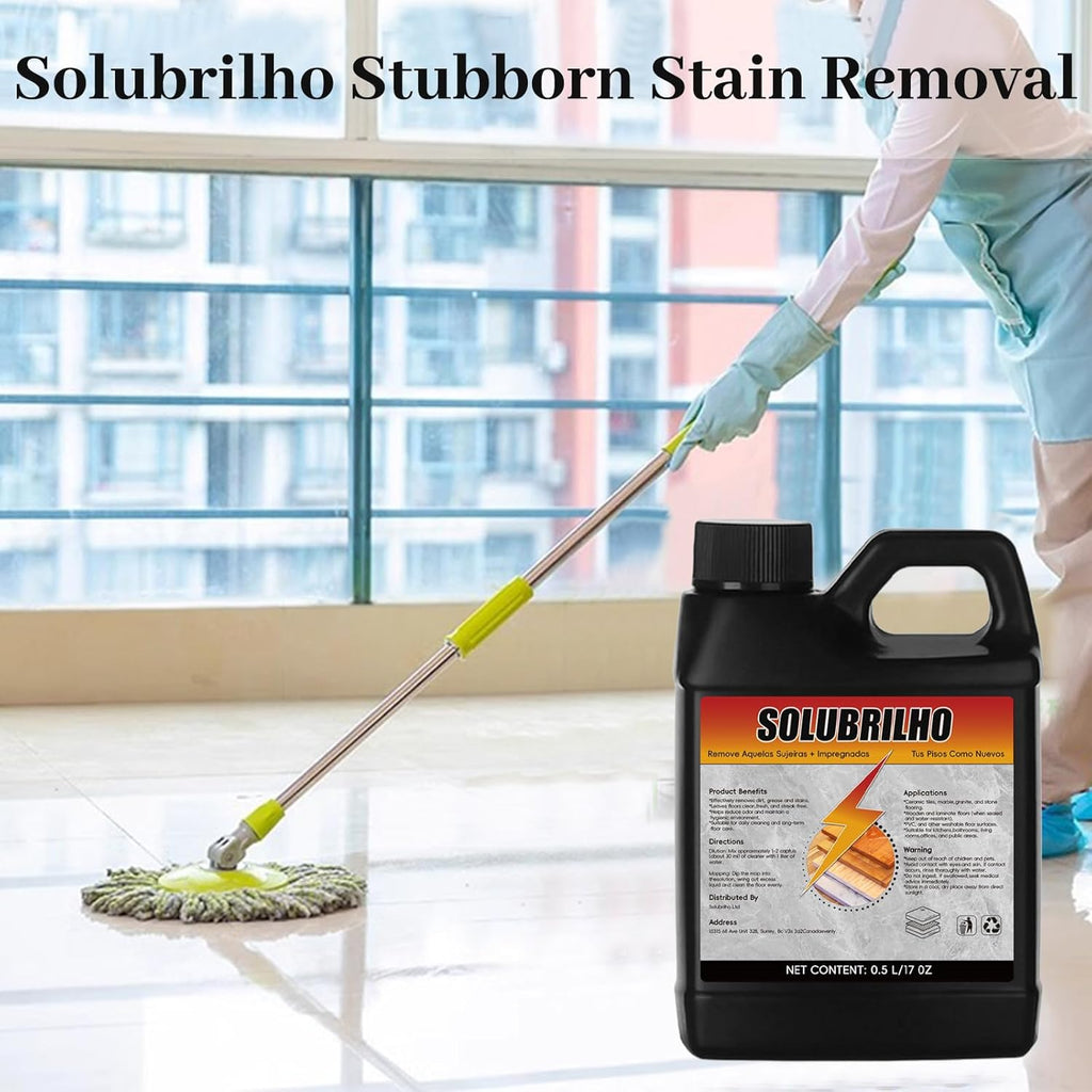 Tile Cleaner, Original Floor Cleaner Black Bottle, 0.5L Multipurpose Powerful Stain Removing