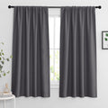 RYB HOME Blackout Curtains for Living Room, Room Darkening Small Window Treatment Thermal Insulated