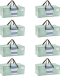 VENO 8 Pack Moving Bags for College, Heavy-Duty Storage Totes, Moving Boxes and Wardrobe Packing