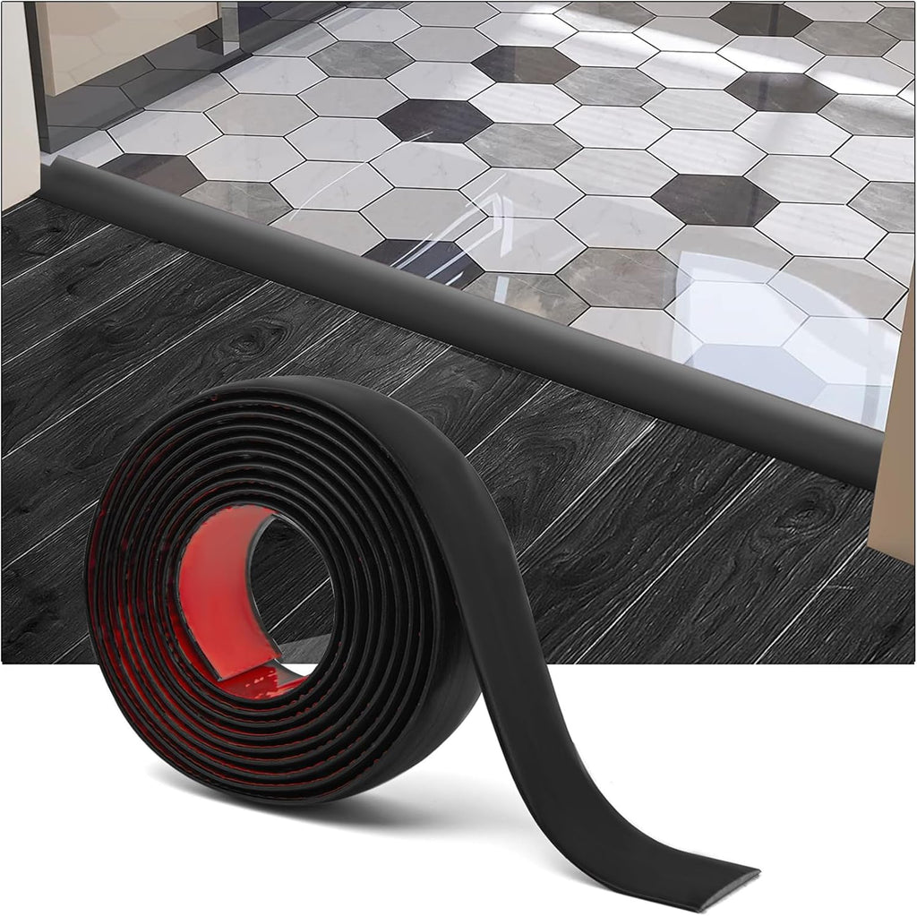 Art3d Self Adhesive Vinyl Floor Transition Strip, Laminate Strip Flat Divider for Joining Gaps