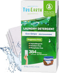 Tru Earth Compact Dry Laundry Detergent Sheets, Unscented - Up to 768 Loads (384 Count)