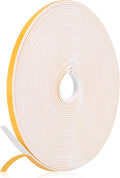 32Feet Weather Stripping Seal 1/4 Inch X 1/16 Inch for Door Window, High Density Foam Tape