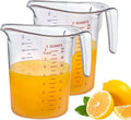 Amazing Abby - Melissa - 64-Ounce Plastic Measuring Pitcher (2-Pack), 8-Cup (2-Quart) Food-Grade