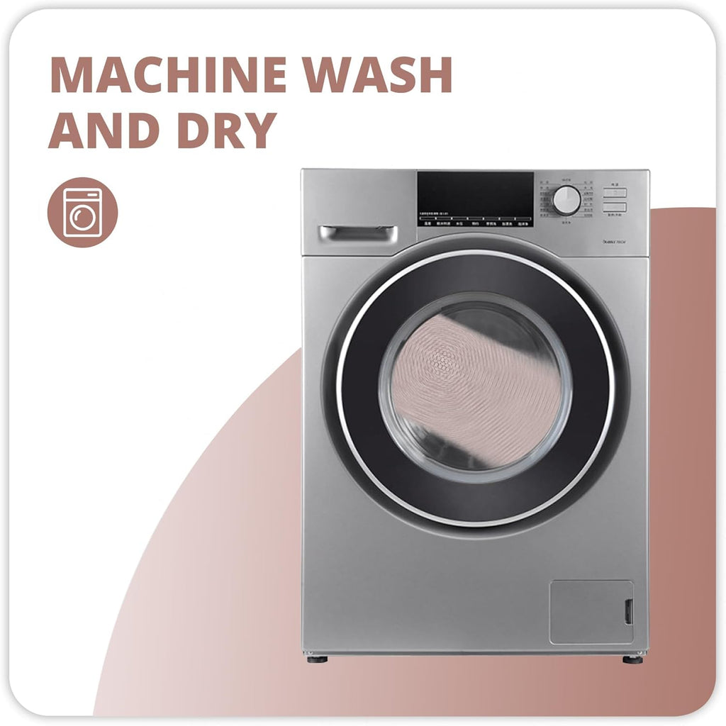 Bathroom Rugs Set 2 Pieces,Thin Bathroom Mats,Toilet Rugs,Quick Dry,Non-Slip,Machine Washable,Low