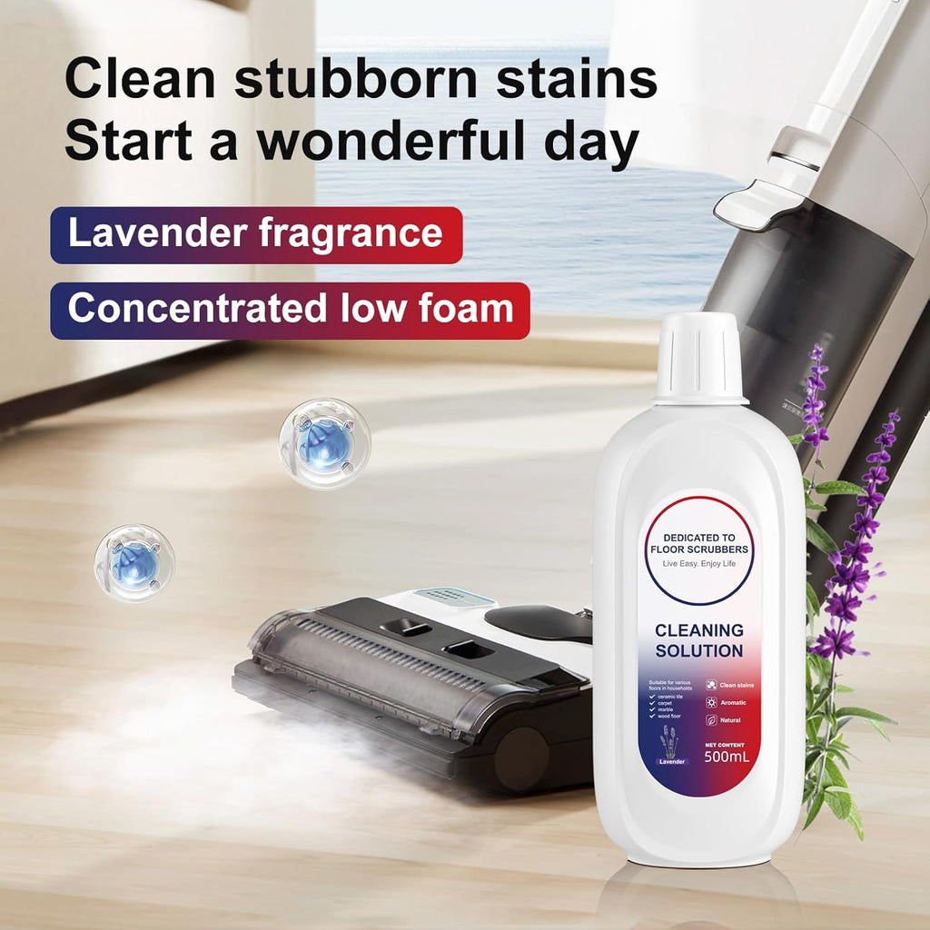 Floor Cleaning Solution 500ml Lavender Fragrance Cleaning Solution Refill Compatible With TINECO