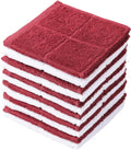 Glynniss Dishcloths Kitchen Highly Absorbent Dish Rags 100% Cotton Dish Cloths for Washing Dishes