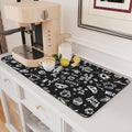 AMOAMI Coffee Mat Hide Stain Rubber Backed Absorbent Dish Drying Mat for Kitchen Counter - Fits