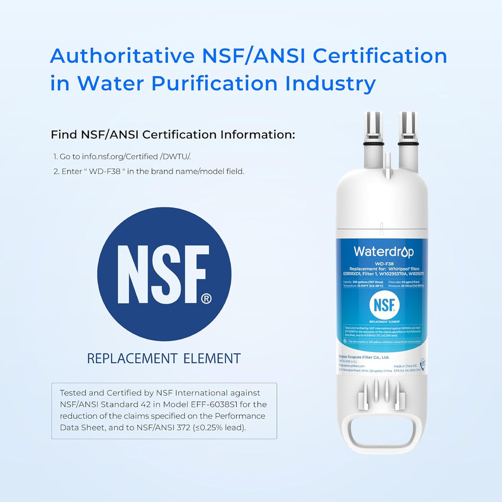 Waterdrop ?�„?�ƒ?�‘?Ÿ�?�‘?�—?�ƒ?Ÿ� Replacement for Everydrop® ?�…?�¢?�¥?�­?�ž?�« ?Ÿ�,W10295370A
