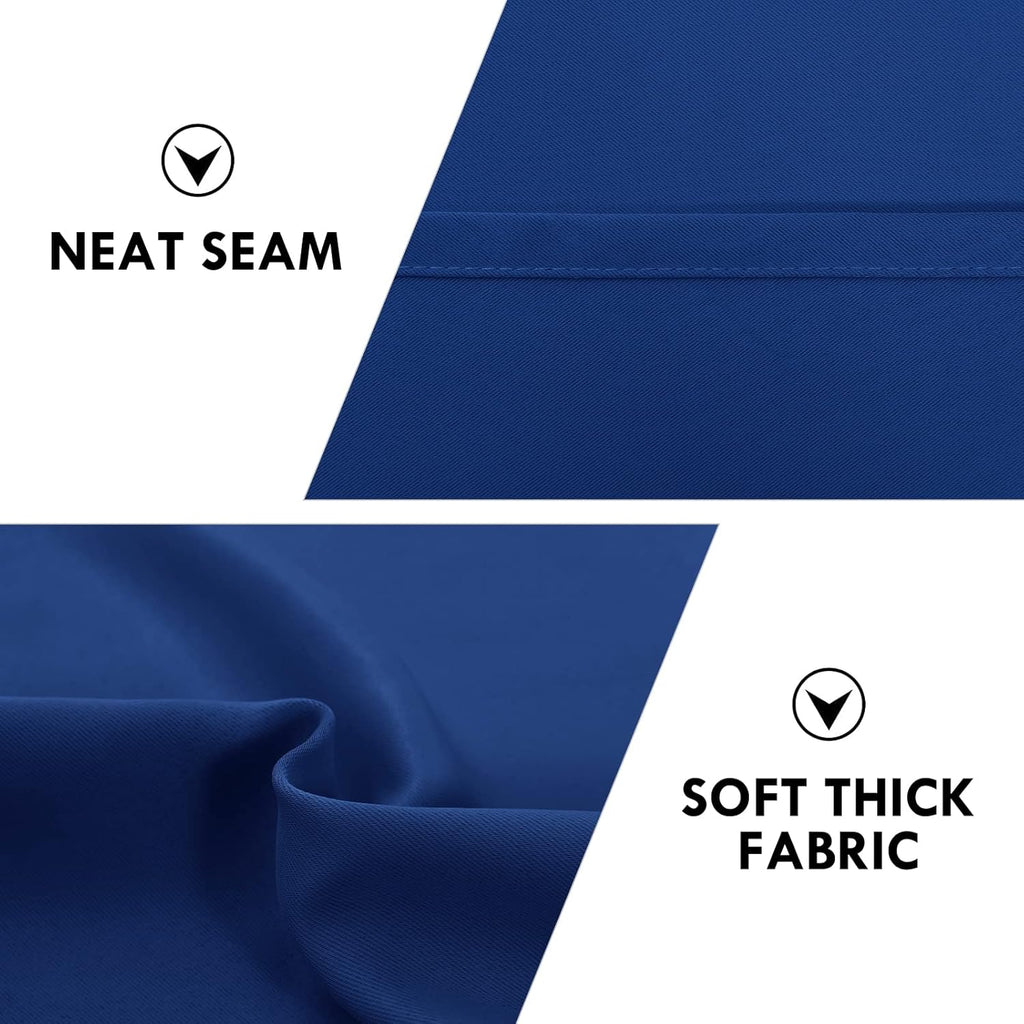 DWCN Blackout Curtains for Bedroom – Rod Pocket Thermal Insulated Noise Reducing Noise Reducing