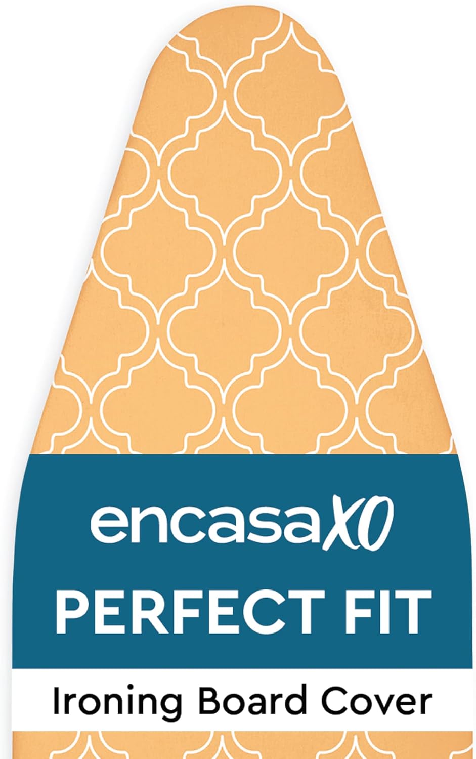 Encasa XO Ironing Board Cover and Pad 54"x15" - Thick 3mm Felt Padding, Drawstring Tightening &