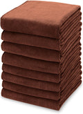 kimteny 13x28 Inches Kitchen Cloth Dish Towels, 400 GSM Premium Dishcloths, Super Absorbent Coral