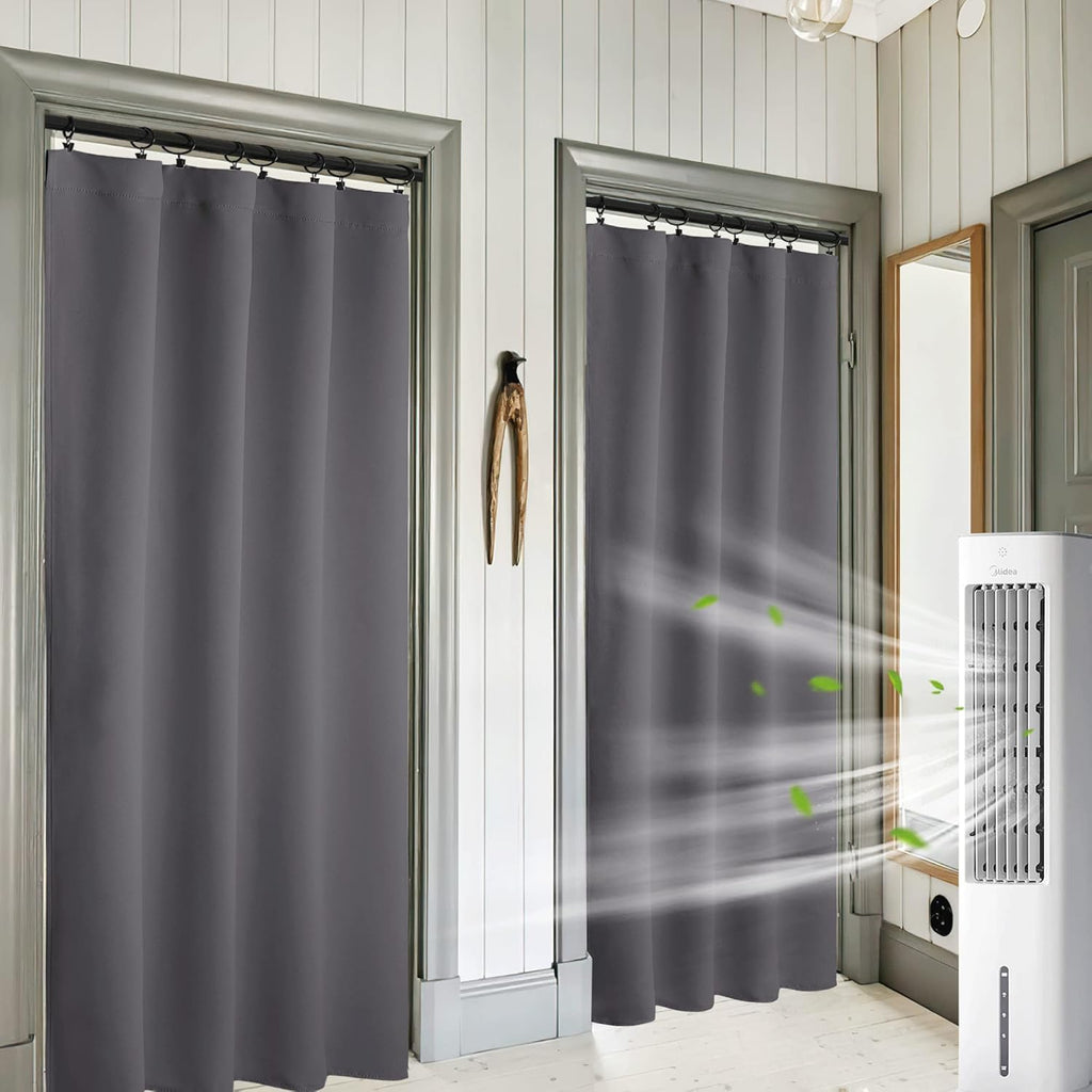 RYB HOME Blackout Curtains 84 inches Long 2 Panels Set for Living Room, Thermal Insulating Privacy