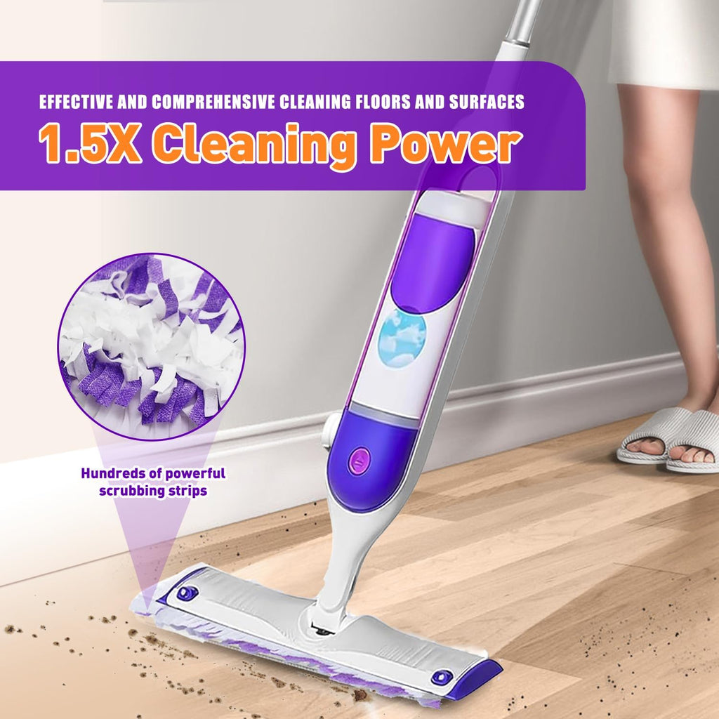 50 Count Disposable Mopping Pads Refills for PowerMop Mopping Pads Multi-Surface Household