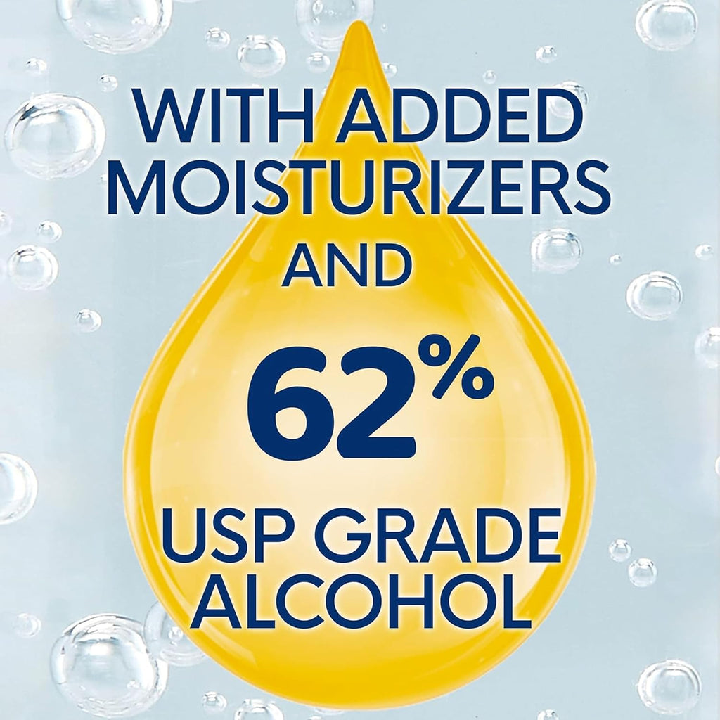 Germ-X Original Hand Sanitizer, Fast-Drying Moisturizing Gel with Vitamin E, Instant & No Rinse