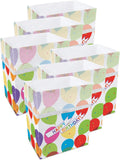 13 Gallon Disposable Pop-Up Trash Cans (6-Pack) with Fitted Bags – Foldable Garbage & Recycling