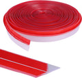 Orghtin T-Shaped Silicone Seal Strip, Clear Sealer Weather Stripping, 40Ft Door Draft Stopper