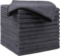 HOMEXCEL Microfiber Cleaning Cloths 12 Pack, Premium 16 x 16 inch Microfiber Towel for Cars, Ultra