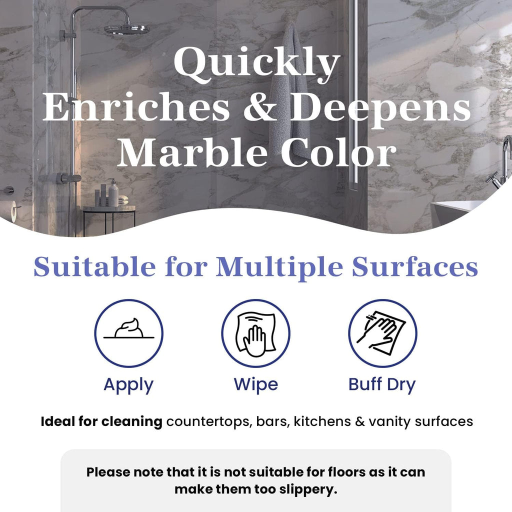 Marblelife Marble Gloss Conditioner, Used For Heavy Duty Countertop, Table, Bar, and Vanity