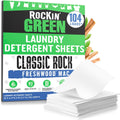Rockin' Green Travel Laundry Detergent Sheets - Mess-Free Laundry Sheets Detergent Powerful