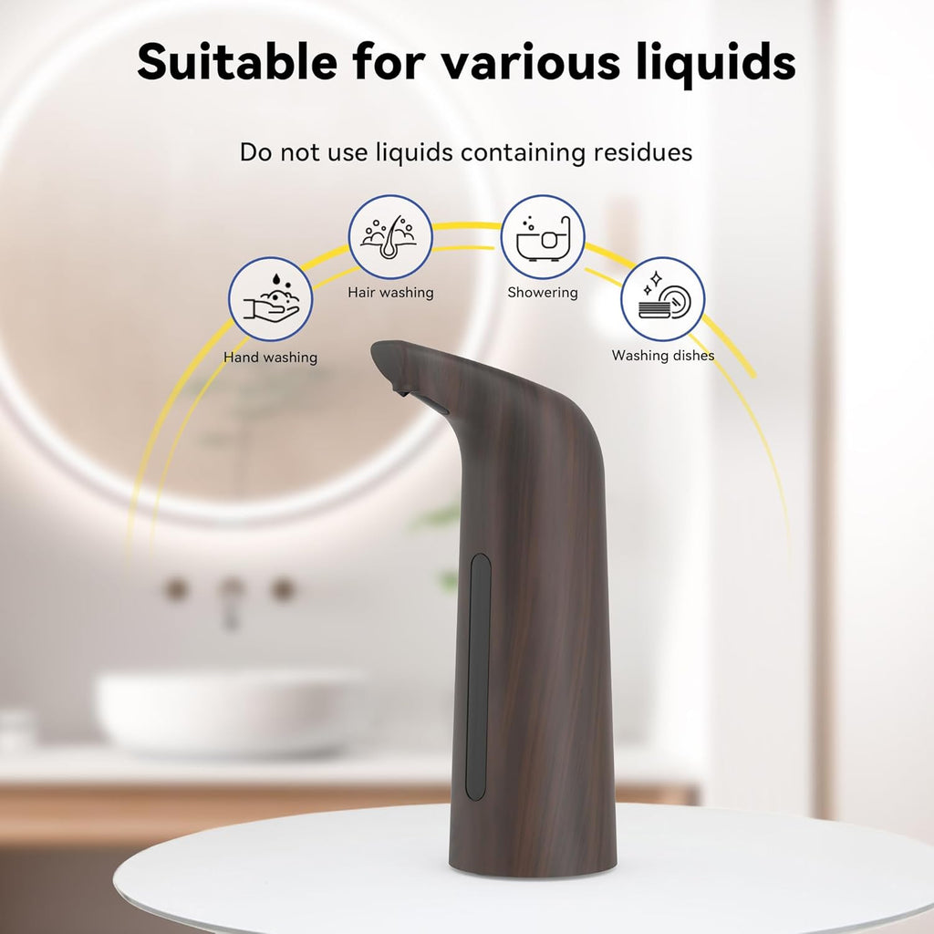 Automatic Soap Dispenser with Infrared Sensor - Adjustable 4-Level Touchless Hand Soap for Kitchen