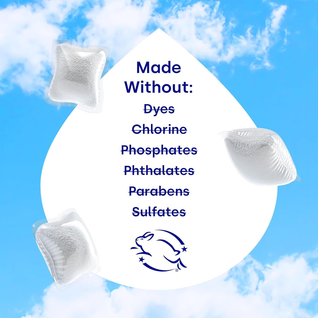 Dropps UltraWash Dishwasher Pods, Unscented (120 Count) - Biobased Power Deep Clean Dishwasher